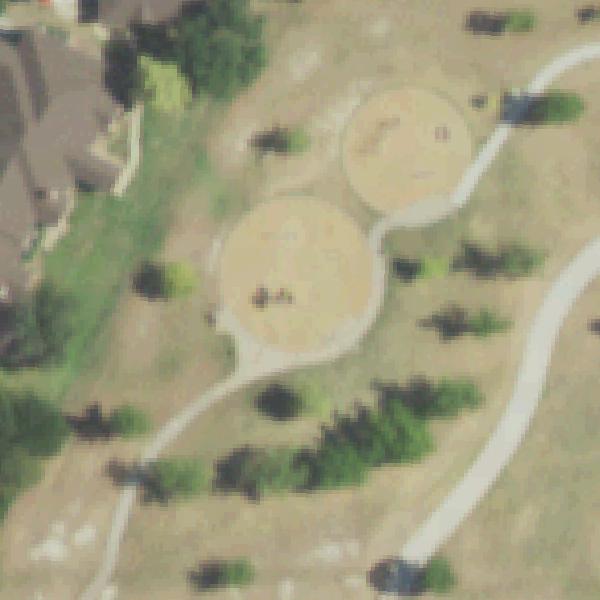 Aerial view of Barry H Barker Park