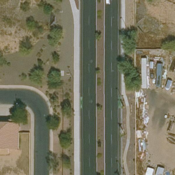 Aerial view of Basin Park