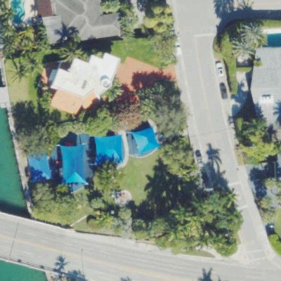 Aerial view of Bay Harbor Islands Tot Lot