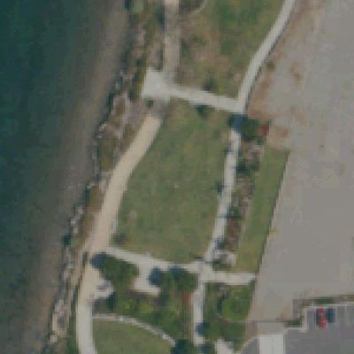 Aerial view of Bay Park