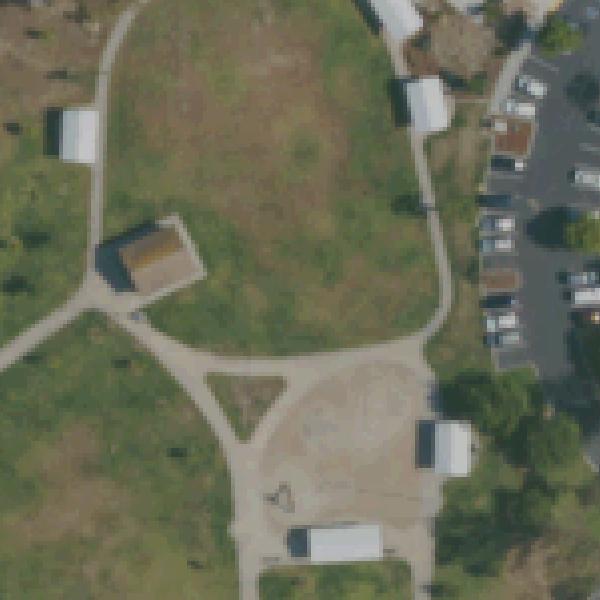 Aerial view of Bay Terraces Community Park