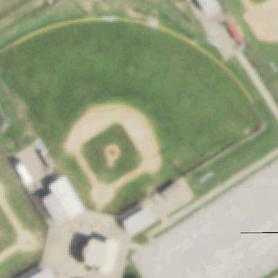 Aerial photo of Bayer Park