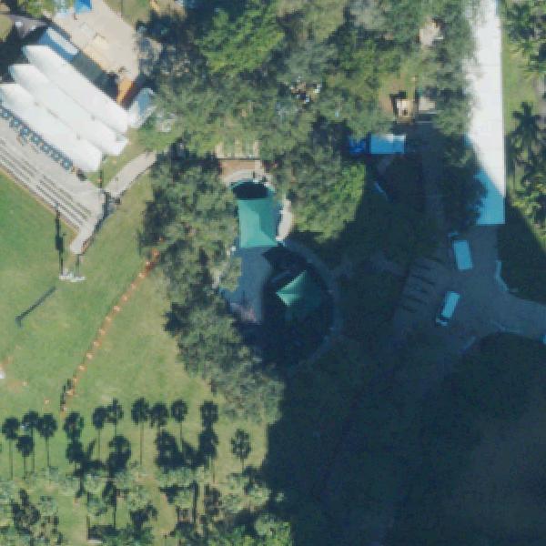 Aerial view of Bayfront Park Playground