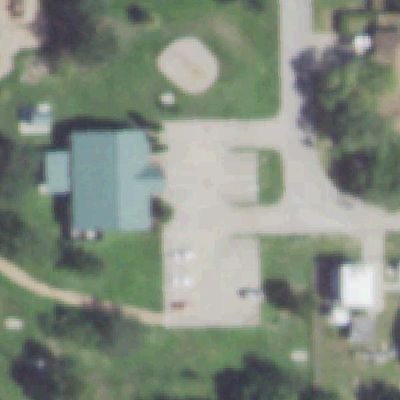 Aerial photo of Bayou Bend Park
