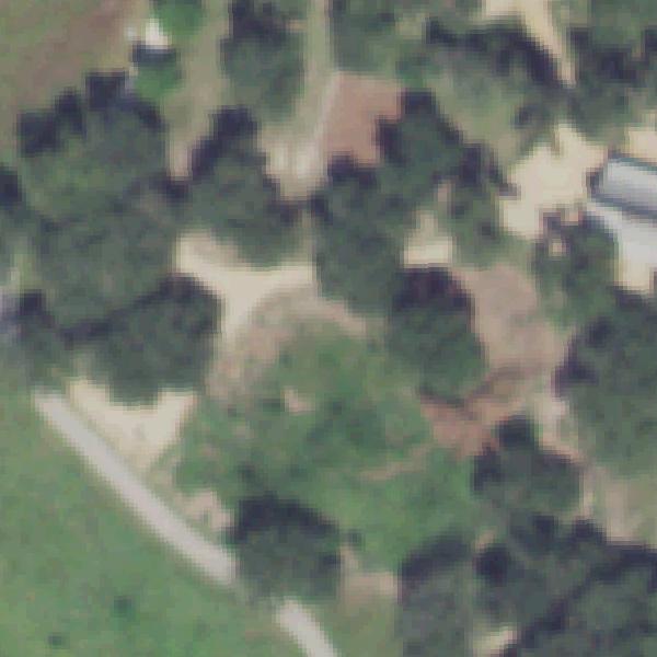 Aerial photo of Bayou Parkland