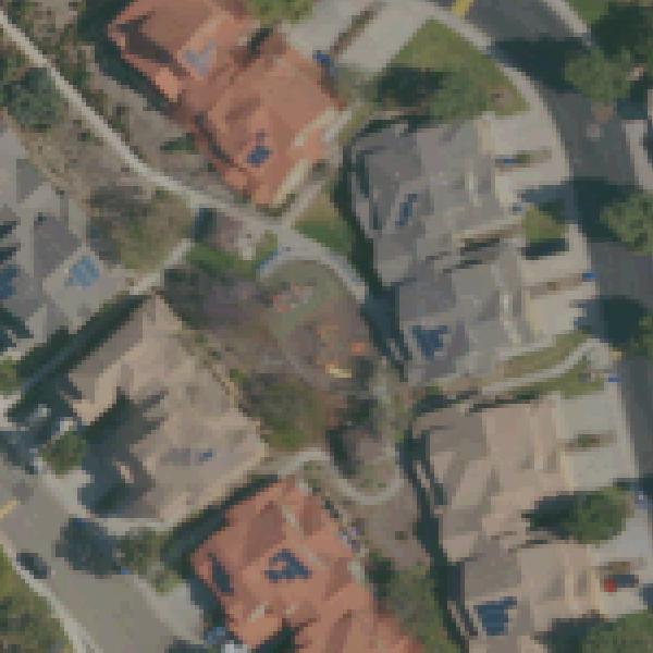 Aerial view of Bayview Hills recreation center