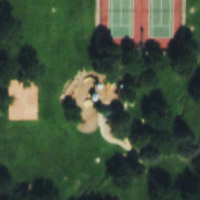 Aerial photo of Bear Park