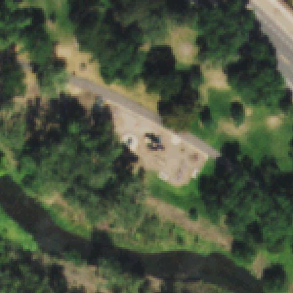 Aerial photo of Bear Valley Park Playground 2