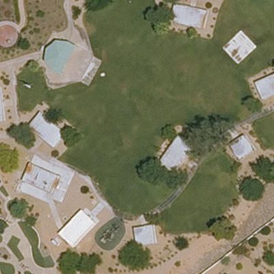 Aerial view of Beardsley Park