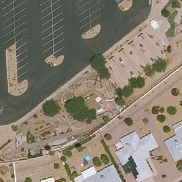Aerial view of Beardsley Park Train