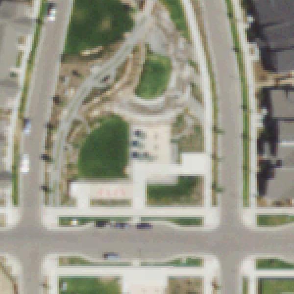 Aerial photo of Beeler Plaza