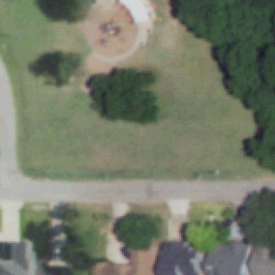 Aerial view of Bel - Aire Park