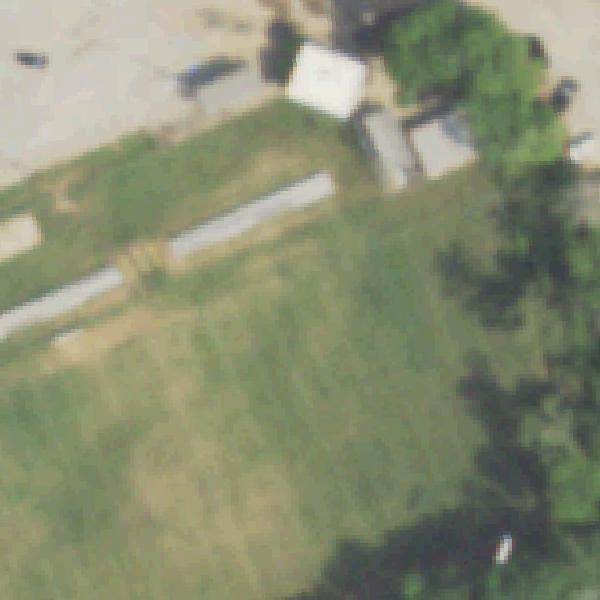 Aerial photo of Belin Park and Field
