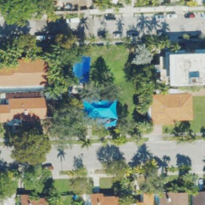 Aerial view of Belle Meade Mini Park
