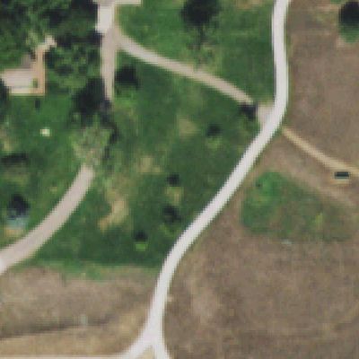 Aerial photo of Belmar Park