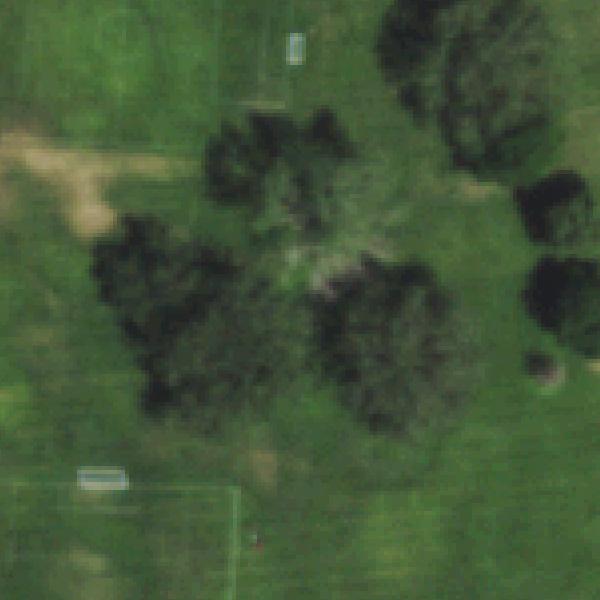 Aerial photo of Benedict Park