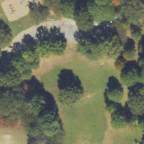 Aerial view of Benteen Park