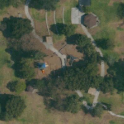 Aerial view of Berry Street Park