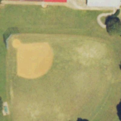 Aerial view of Bessie Branham Park