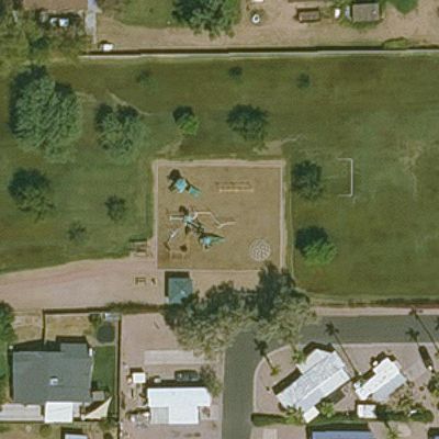 Aerial view of Beverly Park Playground