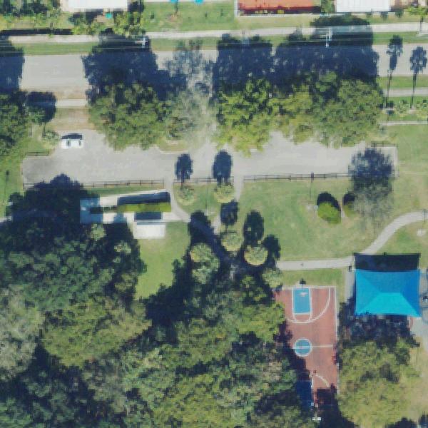 Aerial view of Bicentennial Park