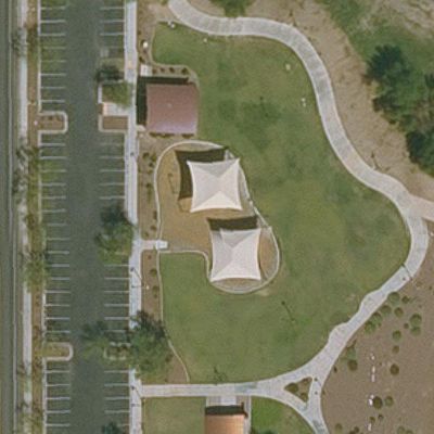 Aerial view of Bicentennial Park