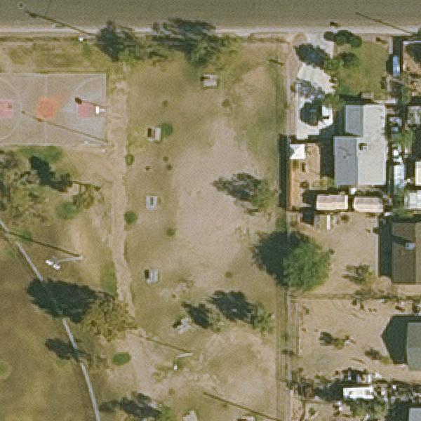 Aerial view of Biehn Colony Park