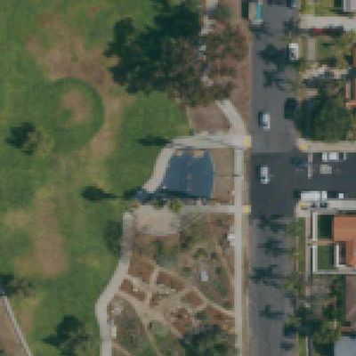 Aerial view of Bird Park at Morley Field