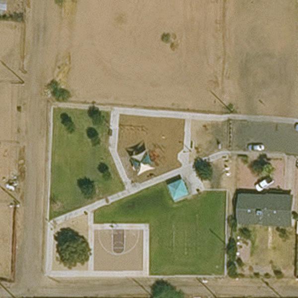Aerial view of Bishop Alexis A. Thomas Park