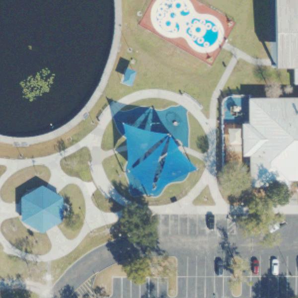Aerial photo of Bithlo Community Park