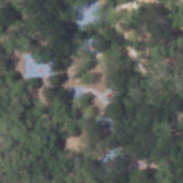 Aerial photo of Blanco Road Playground