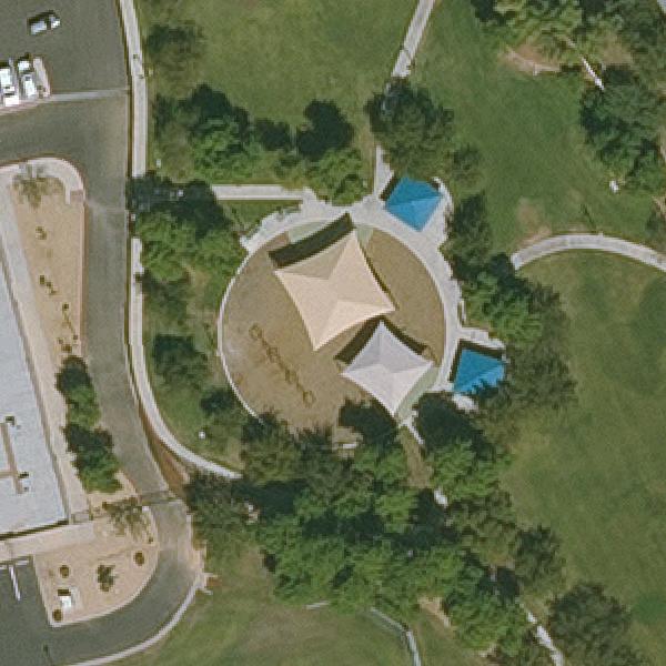 Aerial view of Blue Heron Park
