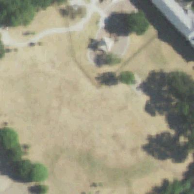 Aerial view of Bluff View Park
