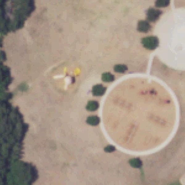 Aerial photo of Bob Beard playground