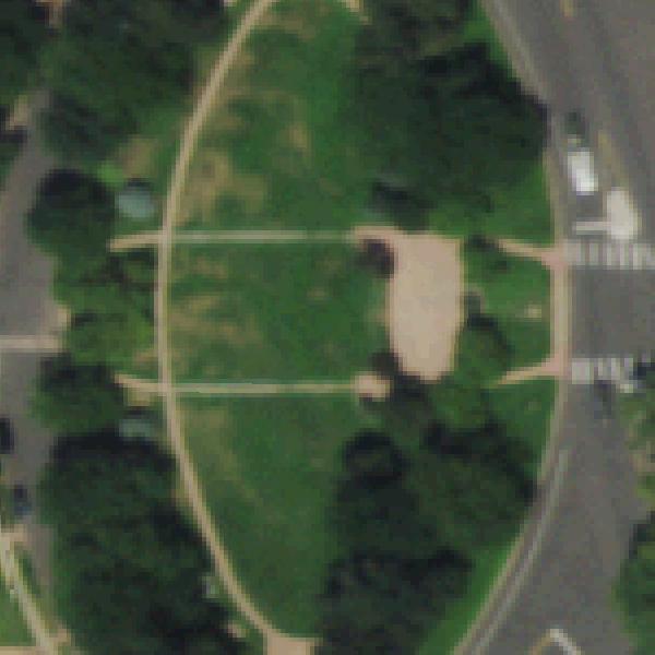 Aerial photo of Bonnie Brae Park