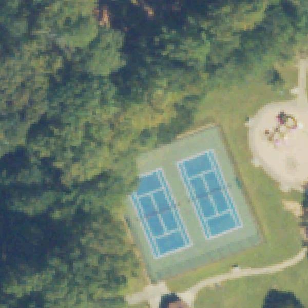 Aerial view of Bouldercrest Park