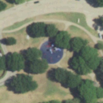 Aerial view of Branch Hollow Park