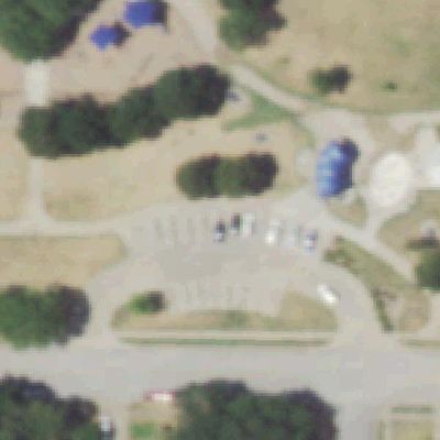 Aerial view of Brantley Hinshaw Park