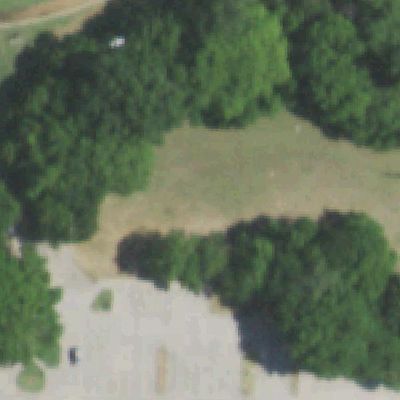 Aerial view of Breckinridge Park playground