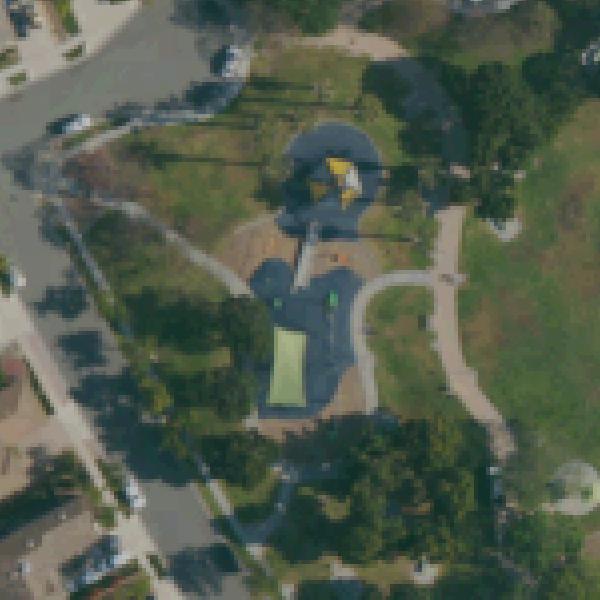 Aerial view of Breezewood Park