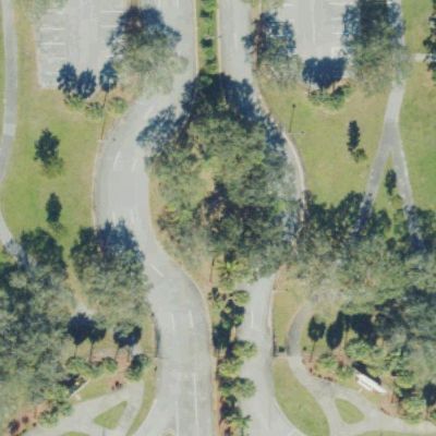 Aerial view of Brian Piccolo Sports Park & Velodrome