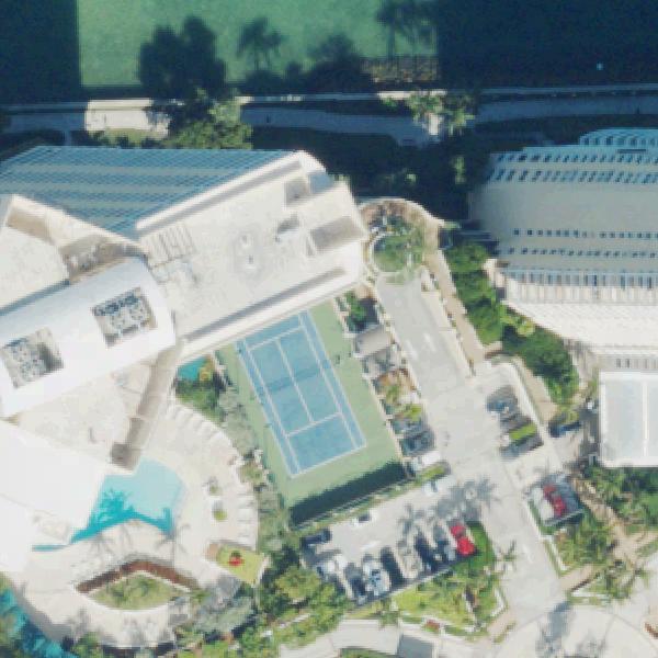 Aerial view of Brickell Key Playground