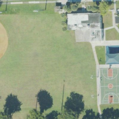 Aerial view of Bright Park