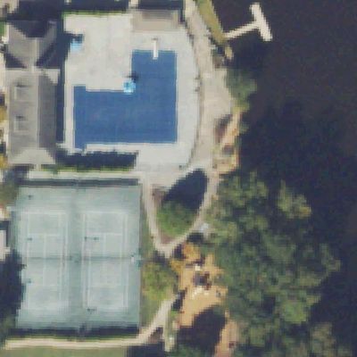 Aerial view of Brittany Club Playground