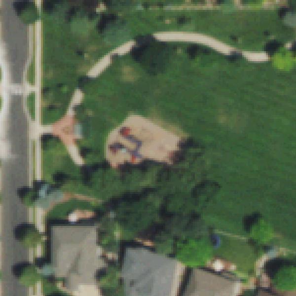 Aerial photo of Broadlands East Playground