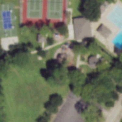 Aerial photo of Brook Forest Community Association Park