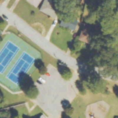 Aerial view of Brookdale Park Playground