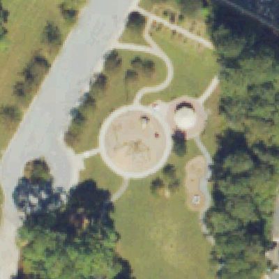 Aerial view of Brookside Park