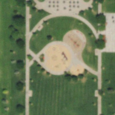 Aerial photo of Broomfield Commons Playground