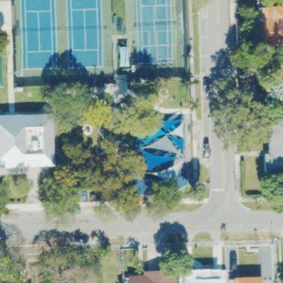 Aerial view of Bryan Park